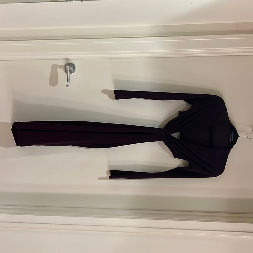 Purple cut out dress